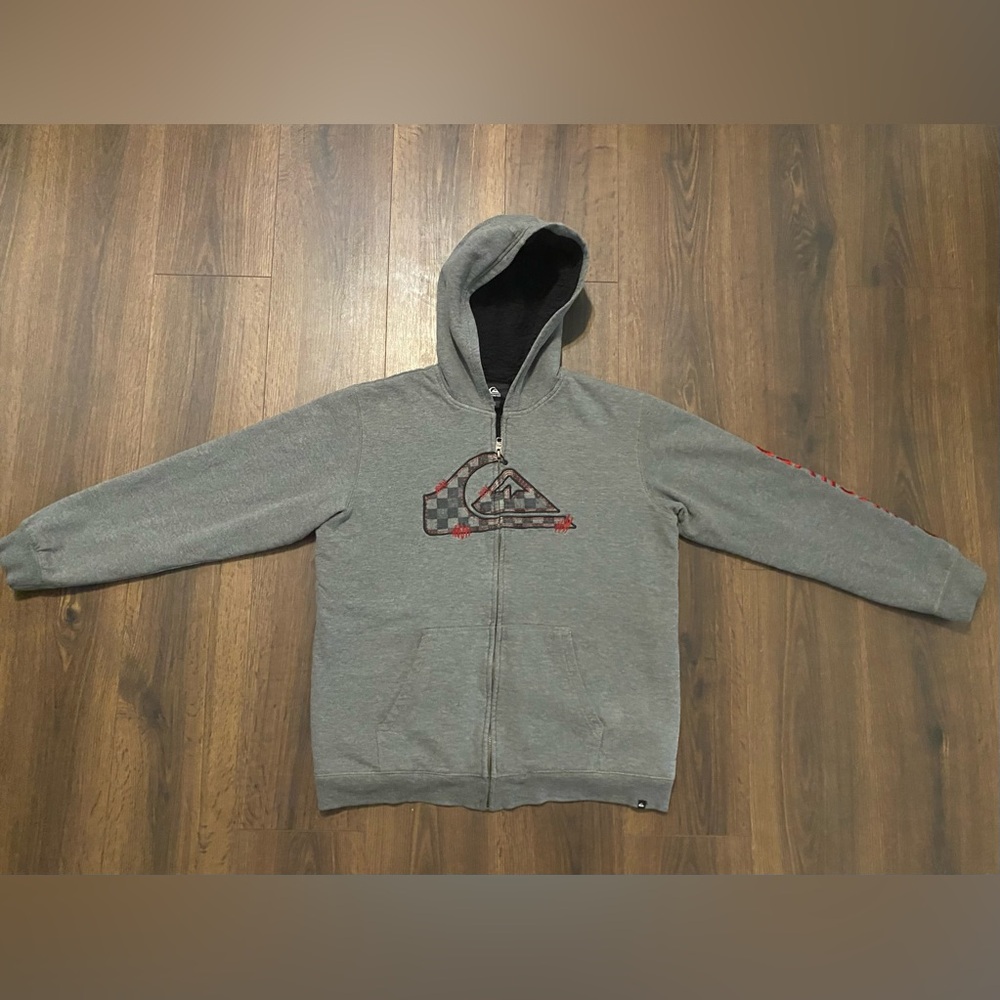 Boy’s Quiksilver Y2K Grey Fleece Lined Sweatshirt XL18/20